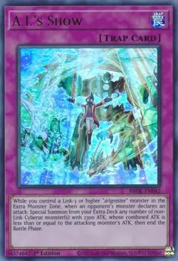 BROL-EN042 A.I.'S SHOW ULTRA RARE 1ST EDITION NEAR MINT YuGiOh TCG - Image 1