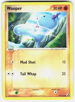 Wooper 79/115 Common Unseen Forces Pokemon Lightly Played - Image 2