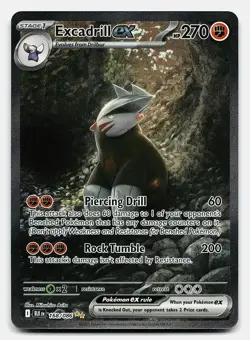 EXCADRILL EX BLACK BOLT 168/086 NM SPECIAL ILLUSTRATION RARE POKEMON - Image 2