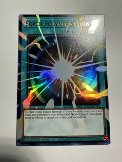 RA05-EN149 Super Polymerization Extended Art Overframe Ultra Rare YUGIOH NM - Image 1
