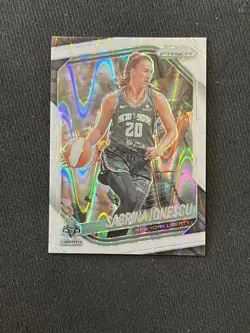 SABRINA IONESCU 2025 Panini PRIZM WNBA WHITE SEISMIC Holo New York Liberty #19 - Image 1