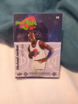 Upper Deck Space Jam 30th Anniversary Michael Jordan 577/1996 Low # SSP RARE - Image 2