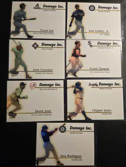 Lot of 7 - 1999 Fleer Ultra Damage Inc. Insert Cards - assorted cards - Image 1
