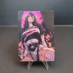 Albedo - Retro Waifus, Custom Anime Waifu Trading Card Overlord - Image 1