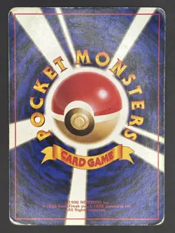 Pikachu No.025 Jungle Old Back 1997 Pokemon Card Japanese - Image 2