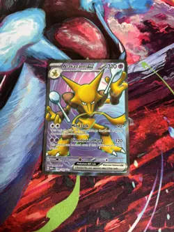 Pokemon TCG Alakazam Ex 188/165 Full Art Sv: Scarlet & Violet 151 - Image 1