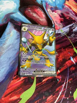 Pokemon TCG Alakazam Ex 188/165 Full Art Sv: Scarlet & Violet 151 - Image 3