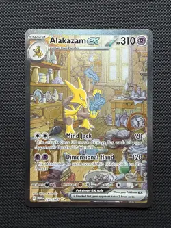 Alakazam EX 201/165 Sir Scarlet Violet 151 Pokemon TCG Card NM - Image 1