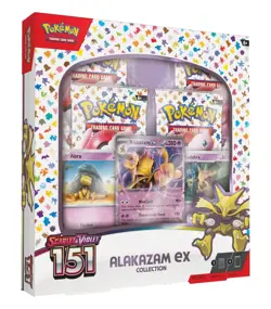 Pokemon TCG | Scarlet & Violet | 151 Alakazam Ex Collection Box - Image 1