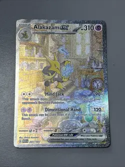 Alakazam EX 201/165 Scarlet & Violet 151 NM Pokemon TCG - Image 1