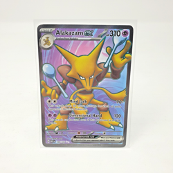 Alakazam ex 188/165 151 Pokemon TCG Card Scarlet & Violet Full Art Rare Holo ENG - Image 1