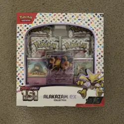 POKEMON TCG SCARLET & VIOLET 151 ALAKAZAM EX COLLECTION | IN HAND - Image 1