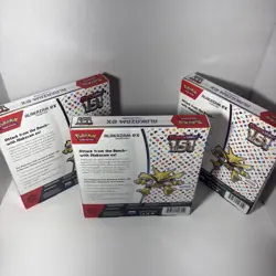 Pokemon TCG Scarlet & Violet 151 Alakazam ex Collection Booster Box New 3 Boxes - Image 4
