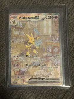 Pokemon TCG Alakazam EX Scarlet & Violet-151 201/165 Holo SIR - Image 1