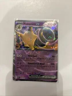 Alakazam EX Holo Rare Card 065/165 SV 151 Pokemon TCG Near Mint Condition - Image 1