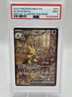 Pokemon Alakazam TCG EX 201/165 Scarlet & Violet 151 Card - Image 1
