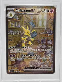 Pokemon Alakazam TCG EX 201/165 Scarlet & Violet 151 Card - Image 2