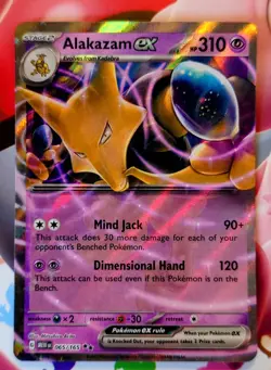 Alakazam Ex (Holo Double Rare) - 065/165 - Scarlet & Violet 151 - Pokemon TCG - Image 1
