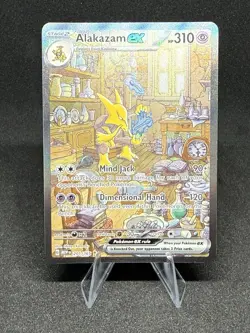 Pokemon TCG Alakazam EX Scarlet & Violet-151 201/165 Holo Special... - Image 1