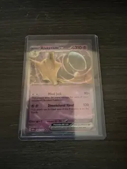 Pokemon Alakazam EX TCG Card Scarlet & Violet 151 Holo 065/165 - Image 1