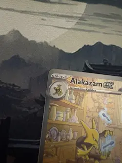 Pokemon Alakazam TCG EX 201/165 Scarlet & Violet 151 Card English Near Mint - Image 2