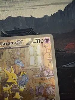 Pokemon Alakazam TCG EX 201/165 Scarlet & Violet 151 Card English Near Mint - Image 3