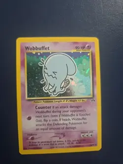 Pokemon TCG Neo Discovery Wobbuffet 16/75 Holo Rare Card - Image 1