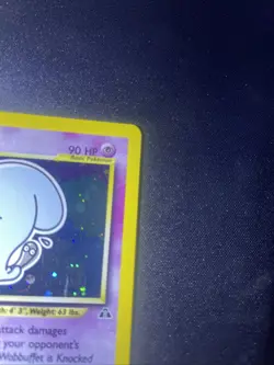 Pokemon Neo Discovery Wobbuffet 16/75 Holo Rare Card Unlimited LP - Image 4