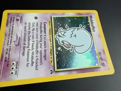 Pokemon TCG Wobbuffet Neo Discovery Holo Rare Card 16/75 Near Mint - Image 2