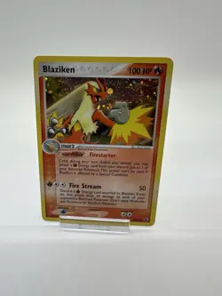 Pokemon TCG Blaziken Ruby and Sapphire 3/109 Holo Rare 100 HP Stage 2 2004 Card - Image 1