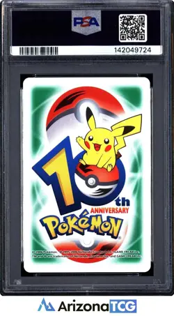 Pokemon 2006 Grimer/Muk 4 Of Spades Green 10th Anniversary Playing Cards PSA 10 - Image 2