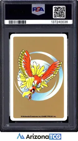 Pokemon 2000 Cyndaquil 155 Ace Of Hearts Gold Playing Card Japanese PSA 10 - Image 2