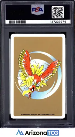 Pokemon 2000 Metapod 011 6 Of Hearts Gold Playing Card Japanese GEM MINT PSA 10 - Image 2
