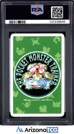 Pokemon 1996 Professor Oak Joker Green Playing Card Japanese GEM MINT PSA 10 - Image 2