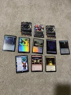 Magic: The Gathering Marvel Spider-Man Card Lot Of 11 Rare, Holo Foil, Full Art - Image 1