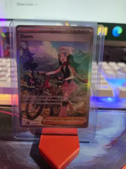 Pokemon Dawn 129/094 Full Art Holo Trainer Card English TCG - Image 1