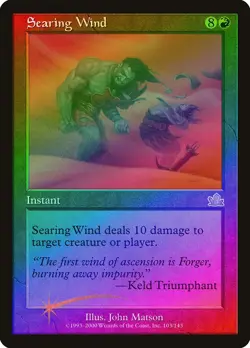 Searing Wind FOIL Prophecy PLD Red Rare MAGIC THE GATHERING MTG CARD ABUGames - Image 1