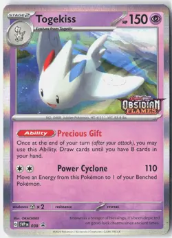 Togekiss - (Prerelease) Holo Promo SV: Scarlet & Violet Promo Cards 038 NM - Image 1
