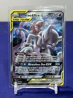 Pokemon TCG Mewtwo & Mew GX SM191 Sm Holo Promo Card NM - Image 2