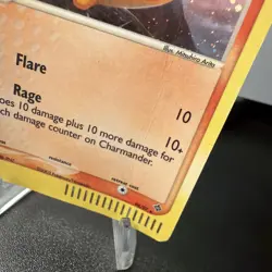 Charmander 98/97 Dragon Holo Secret Rare Flare Rage Pokemon TCG Card Damaged - Image 3