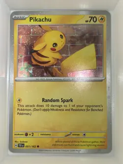 Pikachu - (Cosmo Holo) 051/162 Miscellaneous Cards & Products Holo - Image 1