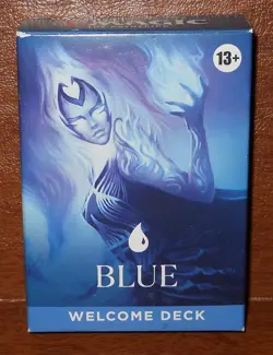 MTG Magic: The Gathering WELCOME DECK BLUE Playing Cards Wizards of The Coast - Image 1