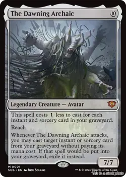 The Dawning Archaic MTG Secrets of Strixhaven Mythic NM Pck Fresh - Image 1