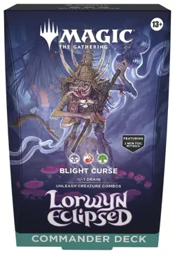 Lorwyn Eclipsed Commander Deck Blight Curse Magic The Gathering SEALED - Image 1
