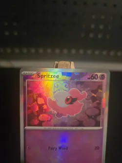 Pokemon Card Spritzee (Poke Ball) #38 Prismatic Evolutions Holo English - Image 2