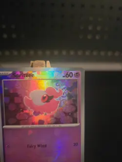 Pokemon Card Spritzee (Poke Ball) #38 Prismatic Evolutions Holo English - Image 3