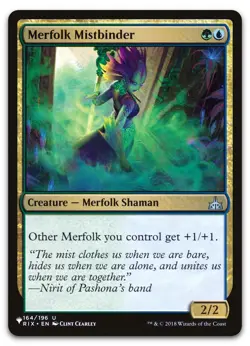 Merfolk Mistbinder #164/196 (NM) List Reprints LIST LIST Magic MTG - Image 1