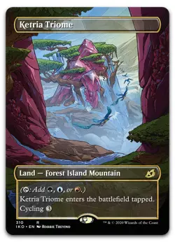 Ketria Triome (Showcase) #310 (NM) Ikoria IKO Magic MTG - Image 1