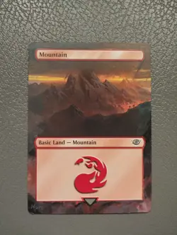 Mountain #269 MTG The Lord of the Rings Hand Painted Extended Full Altered Art - Image 1