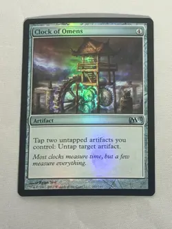 MTG FOIL Clock of Omens Core Set 2013 Magic the Gathering - Image 1